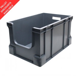 Heavy Duty Stacking Euro Box 60cm 65 Litre Open Front